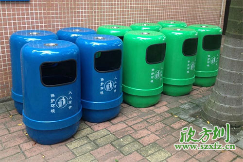 貴陽(yáng)市政玻璃鋼果皮箱，來(lái)自欣方圳