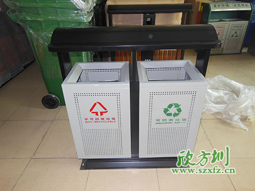 貴陽物業(yè)戶外鋼板沖孔垃圾桶，客戶的二次選擇。
