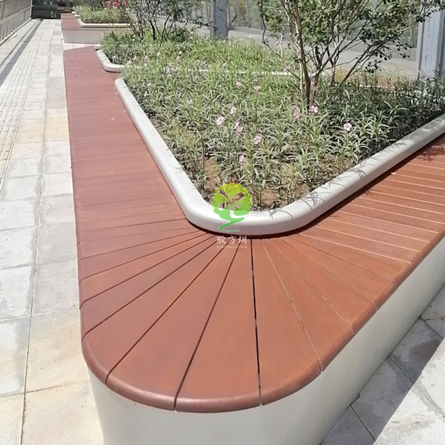 不銹鋼花池坐凳美化深圳前?？缃止珗@G9天橋城市戶外景觀